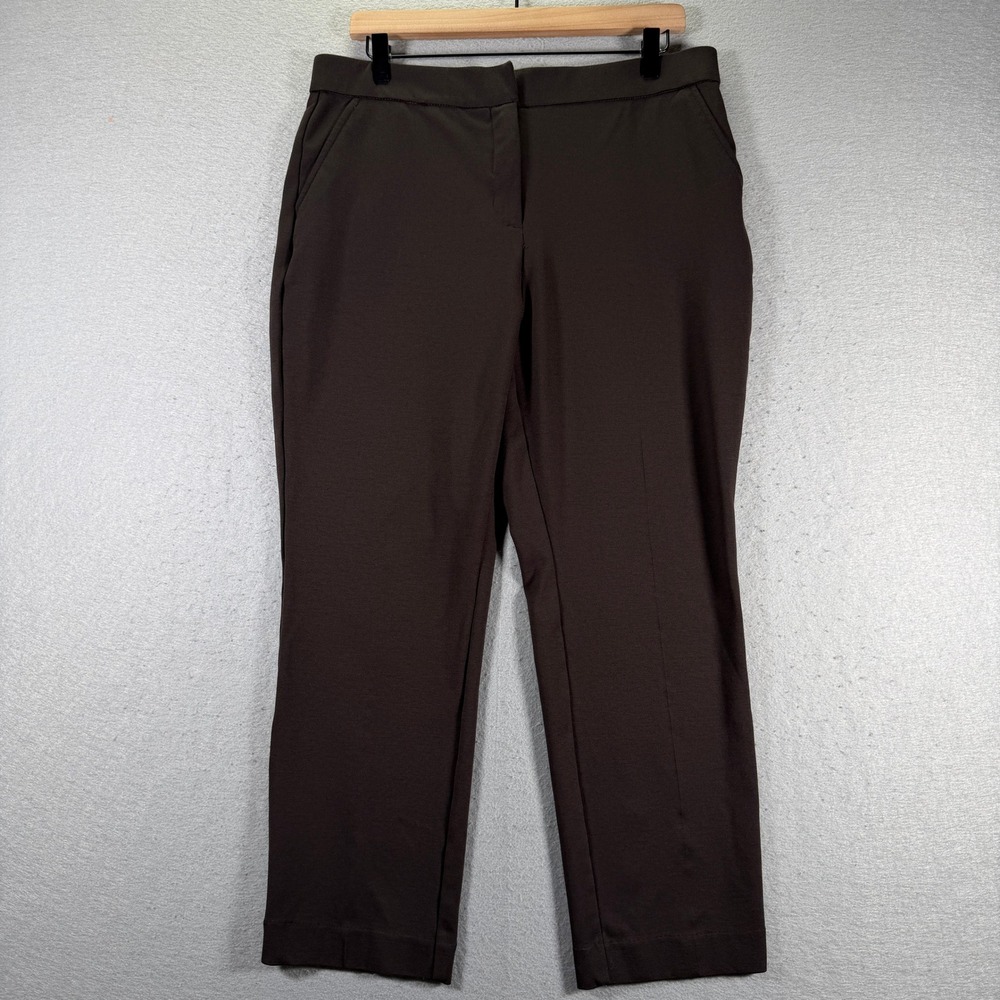 Banana Republic‎ Womens Brown Career Dress Pants Size 12 Office Casual